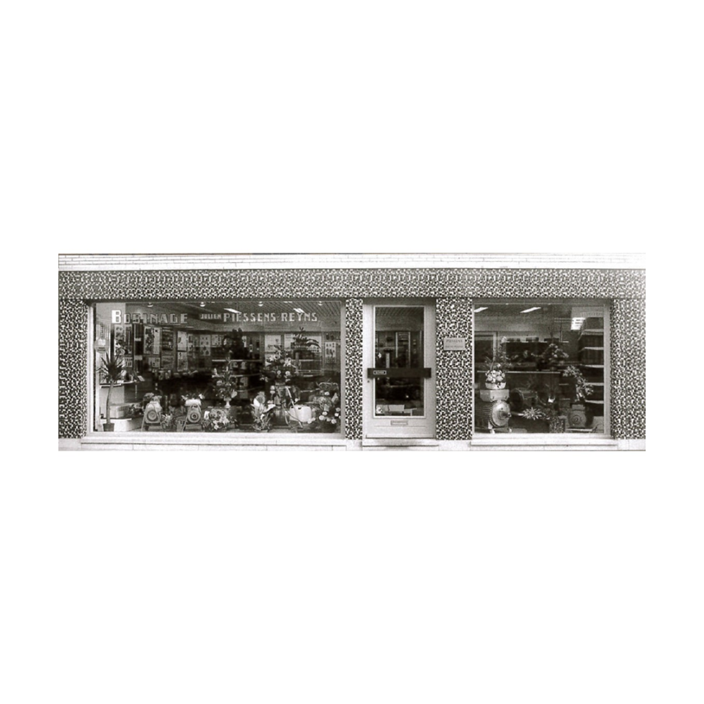 Over ons - 1966 - Eerste winkel Julien Piessens en Mariette Reyns